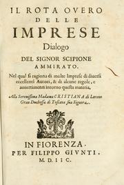 Cover of: Il  Rota, overo, Delle imprese dialogo