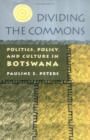 Dividing the commons by Pauline E. Peters