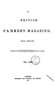 The British Farmer's Magazine by The British Farmer's Magazine.New Series VOL .LXIII