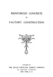 Cover of: Reinforced concrete in factory construction