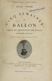 Cinq semaines en ballon by Jules Verne