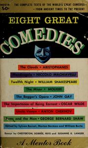 Cover of: Eight great comedies