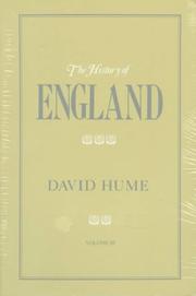 Cover of: History of England: From the Invasion of Julius Caesar to the Revolution of 1688 (History of England)