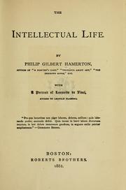 Cover of: The intellectual life