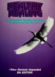 Cover of: Healthy healing: an alternative healing reference