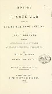 Cover of: History of the second war between the United States of America and Great Britain