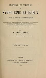 Cover of: Histoire et théorie du symbolisme religieux avant et depuis le christianisme