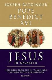 Jesus of Nazareth by Joseph Ratzinger