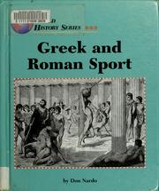 Cover of: Greek and Roman sport