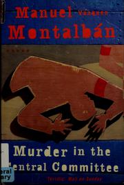 Cover of: Murder in the Central Committee