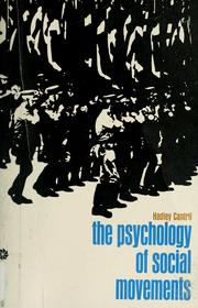 Cover of: The psychology of social movements by Hadley Cantril, Hadley Cantril