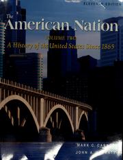 Cover of: The American nation: a history of the United States