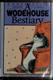 Cover of: A Wodehouse bestiary