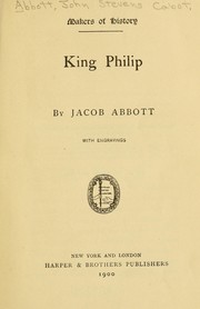 Cover of: King Philip