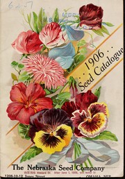 Cover of: 1906 seed catalogue