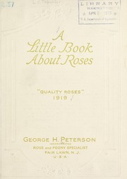 Cover of: A little book about roses: 1919