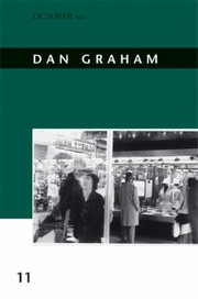 Cover of: Dan Graham