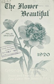 Cover of: The flower beautiful: 1920