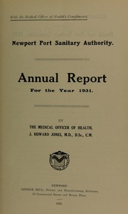 Cover of: [Report 1931]