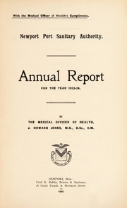 Cover of: [Report 1923-1924]