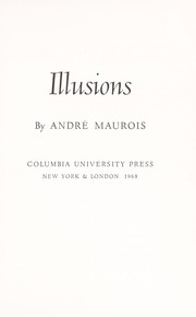 Cover of: Illusions.