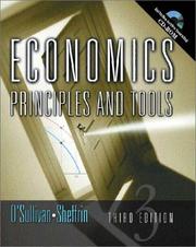 Cover of: Economics Principles and Tools