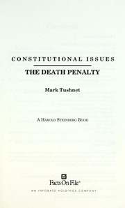 Cover of: The death penalty