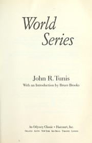 Cover of: World Series