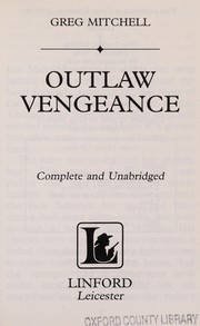 Cover of: Outlaw Vengeance