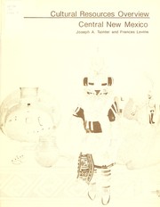 Cover of: Cultural resources overview: Central New Mexico