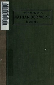 Nathan der Weise by Gotthold Ephraim Lessing