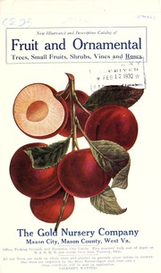 Cover of: New illustrated and descriptive catalog of fruit and ornamental trees, small fruits, shrubs, vines and roses