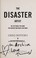 Cover of: The disaster artist