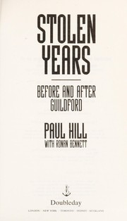 Stolen Years by Paul Hill