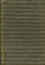 Cover of: A dictionary of literary terms