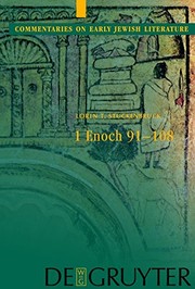 Cover of: 1 Enoch 91-108 (Commentaries on Early Jewish Literature)