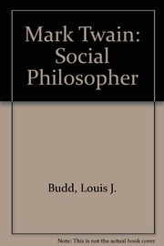 Cover of: Mark Twain: social philosopher