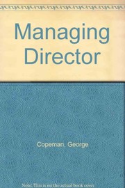 Cover of: The managing director