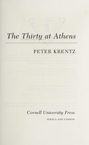 The Thirty at Athens by Peter Krentz