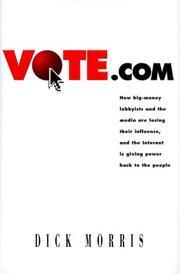 Cover of: Vote.com by Dick Morris, Dick Morris