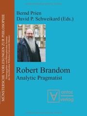 Cover of: Robert Brandom: Analytic Pragamist (Munster Lectures in Philosophy)