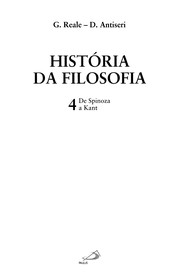 Historia da filosofia by Giovanni Reale