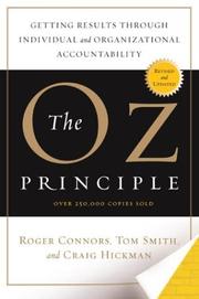 Cover of: The Oz principle by Roger Connors, Roger Connors