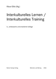 Interkulturelles Lernen, interkulturelles Training by Klaus Götz