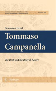 Cover of: Tommaso Campanella: the book and the body of nature