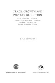 Cover of: Trade, growth, and poverty reduction: least-developed countries, landlocked developing countries, and small states in the global economic system