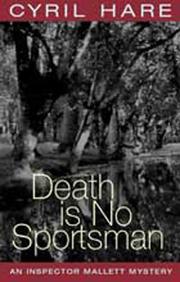 Death Is No Sportsman by Cyril Hare