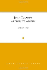 Cover of: John Toland's 'Letters to Serena'