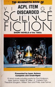 Cover of: The Mammoth Book of Vintage Science Fiction: Short Novels of the 1950s