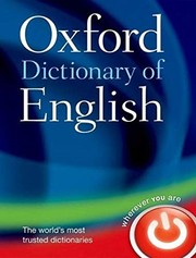 Cover of: Oxford Dictionary of English by Author